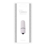 Vibrator mini bullet Toyz4lovers classics, alb, 5,5 cm, impermeabil