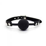 Knebel-Ball Gag + Block (nero)
