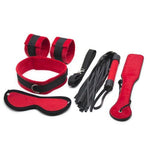 Set de bondage Toyz4Lovers roșu și negru