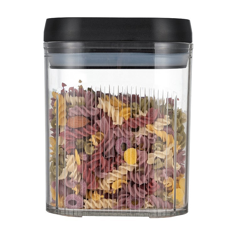 Cutie de Depozitare Alimente, Flippy, tip Container, 1.3L, Recipiente pentru Cereale in Bucatarie, Transparente cu