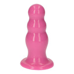 Plug anal Olmo Toyz4lovers cu testicule roz 15 cm