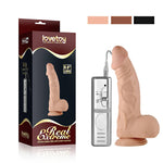Vibrator realist Lovetoy, culoarea pielii, 23 cm, rezistent la apă
