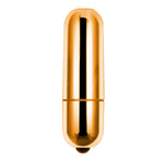 Mini vibrator tip glonț Lovetoy, 10 viteze, auriu, 5,9 cm