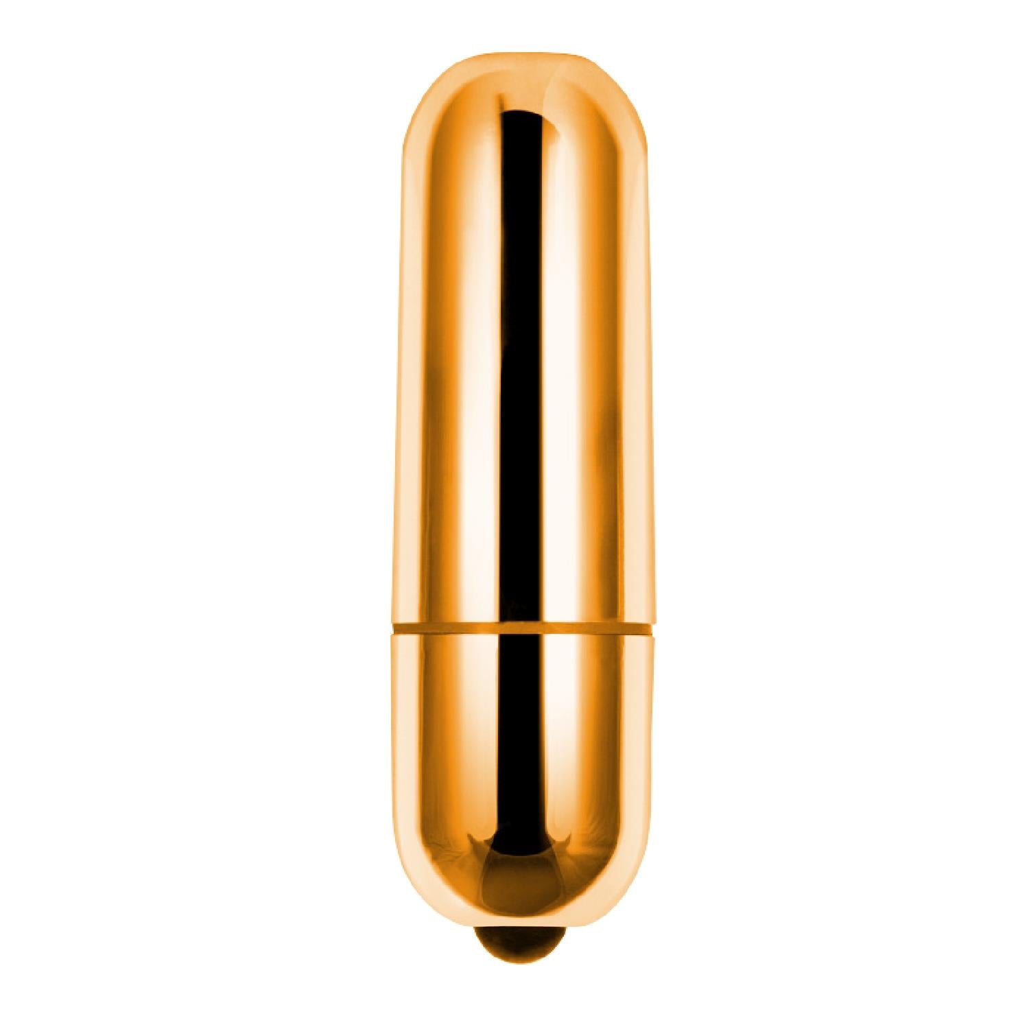 Mini vibrator tip glonț Lovetoy, 10 viteze, auriu, 5,9 cm