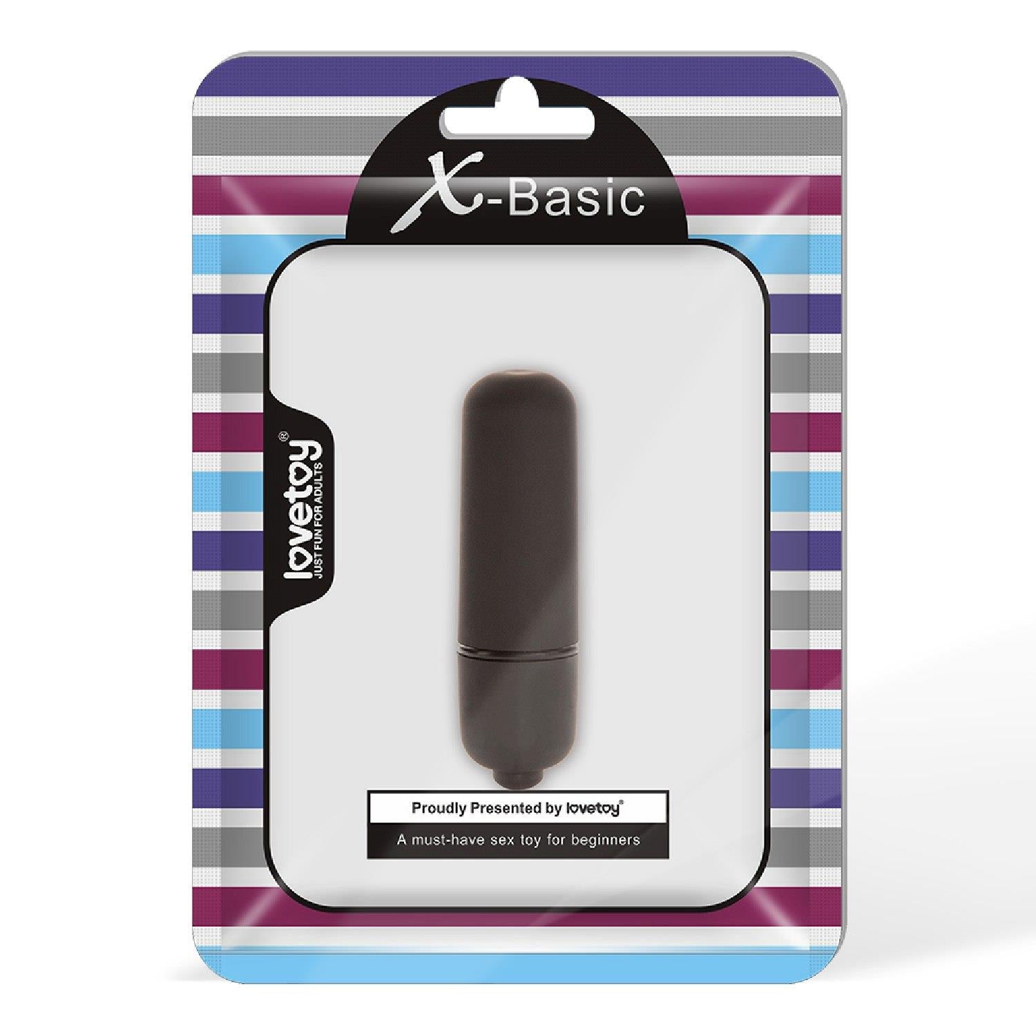 Mini vibrator tip glonț Lovetoy, 10 viteze, auriu, 5,9 cm