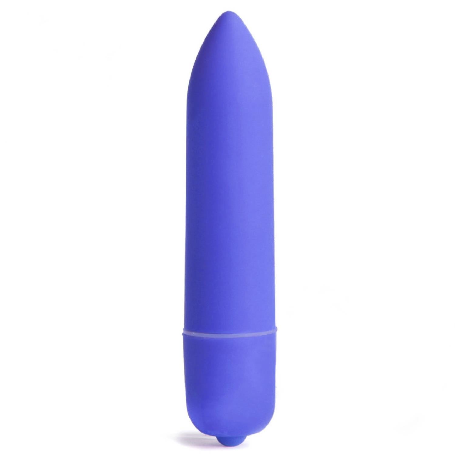 Mini vibrator Lovetoy Bullet albastru 9 cm 1 mod