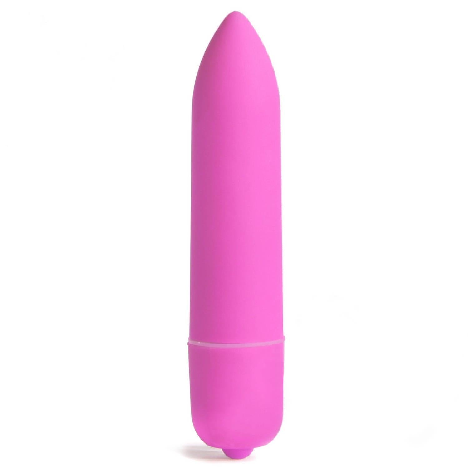 Mini vibrator tip glonț Lovetoy 10 viteze roz 9 cm