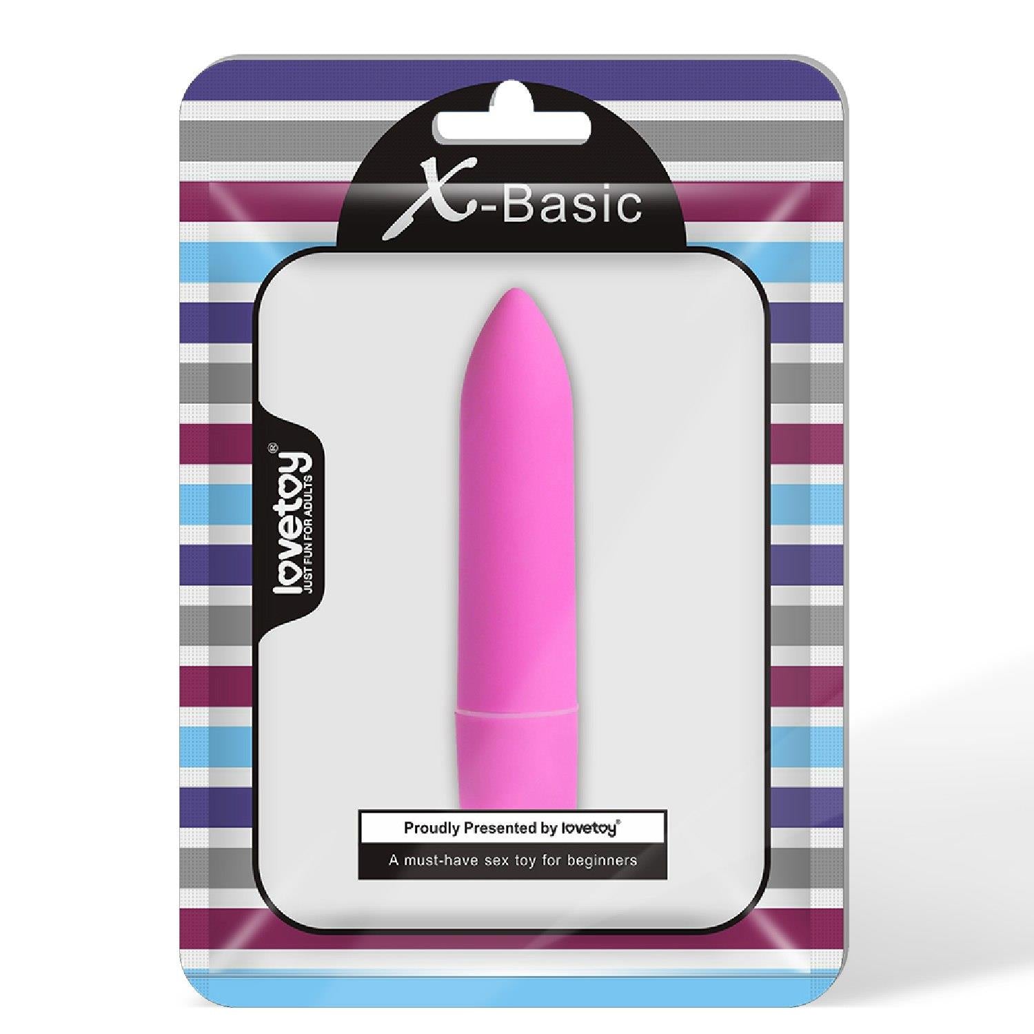 Vibrator Lovetoy Bullet Mini cu 10 viteze, negru, 9 cm