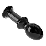 Lovetoy Dop Anal Romance din Sticlă Negru 11 cm