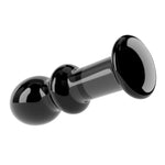 Lovetoy Dop Anal Romance din Sticlă Negru 11 cm