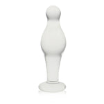 Plug anal din sticlă Lovetoy transparent 11 cm