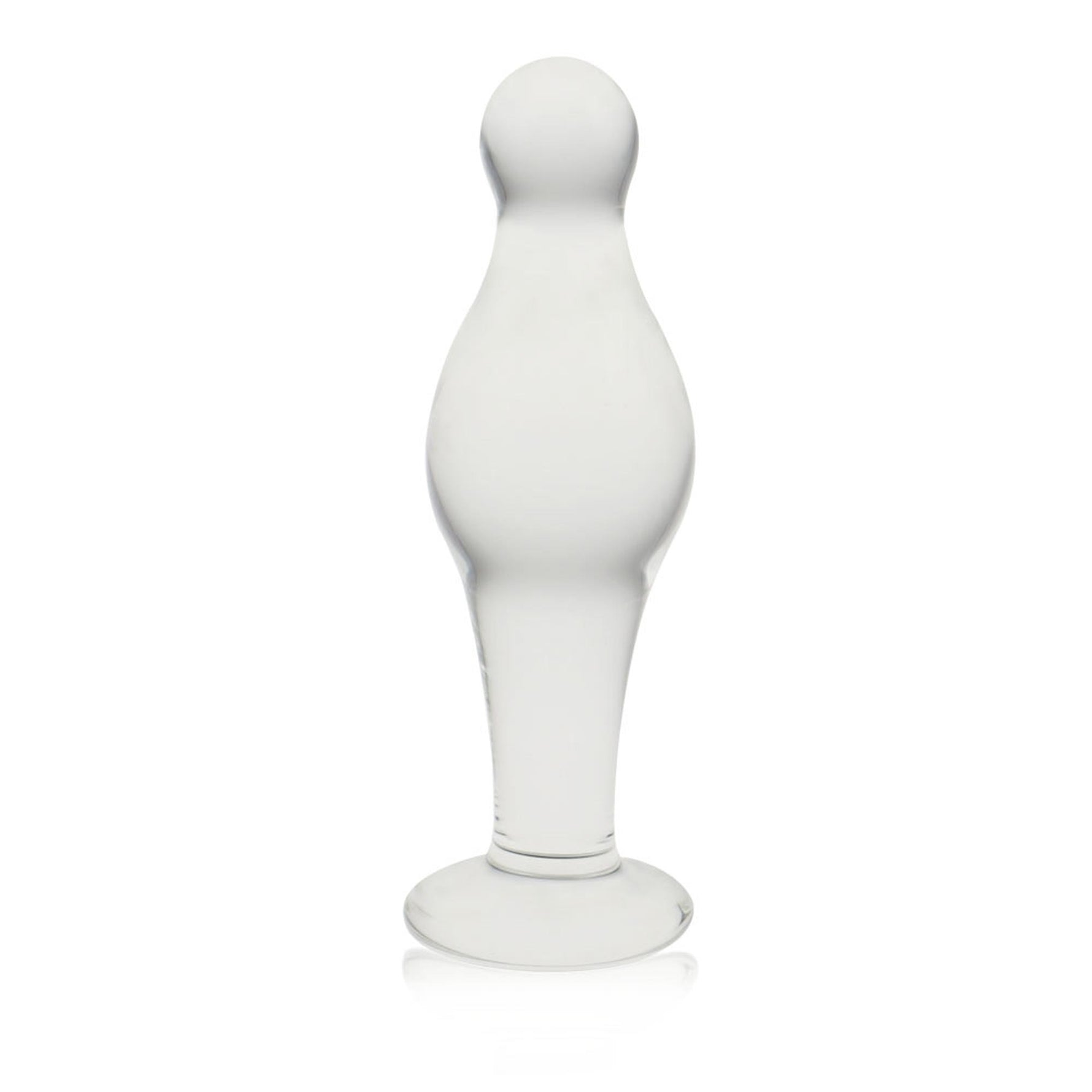 Plug anal din sticlă Lovetoy transparent 11 cm