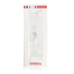 Plug anal din sticlă Lovetoy transparent 11 cm