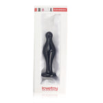 Lovetoy Dop Anal Romance din Sticlă Negru 11 cm