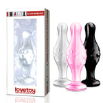 Plug anal din sticlă Lovetoy transparent 11 cm