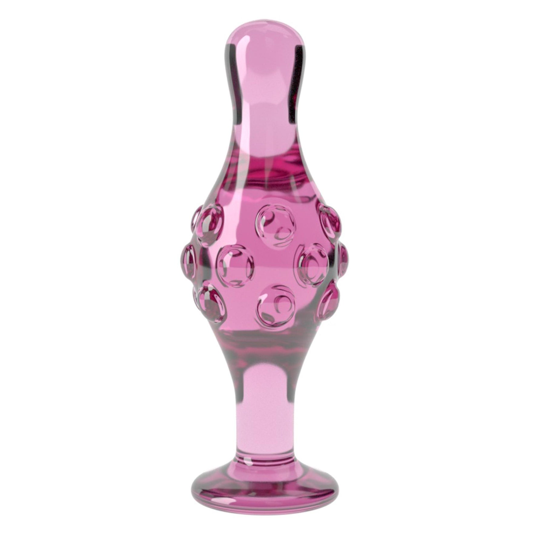 Lovetoy Dop Anal Romance din Sticlă Roz 11 cm