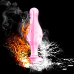 Lovetoy Dop Anal Romance din Sticlă Roz 11 cm