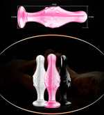 Lovetoy Dop Anal Romance din Sticlă Negru 11 cm