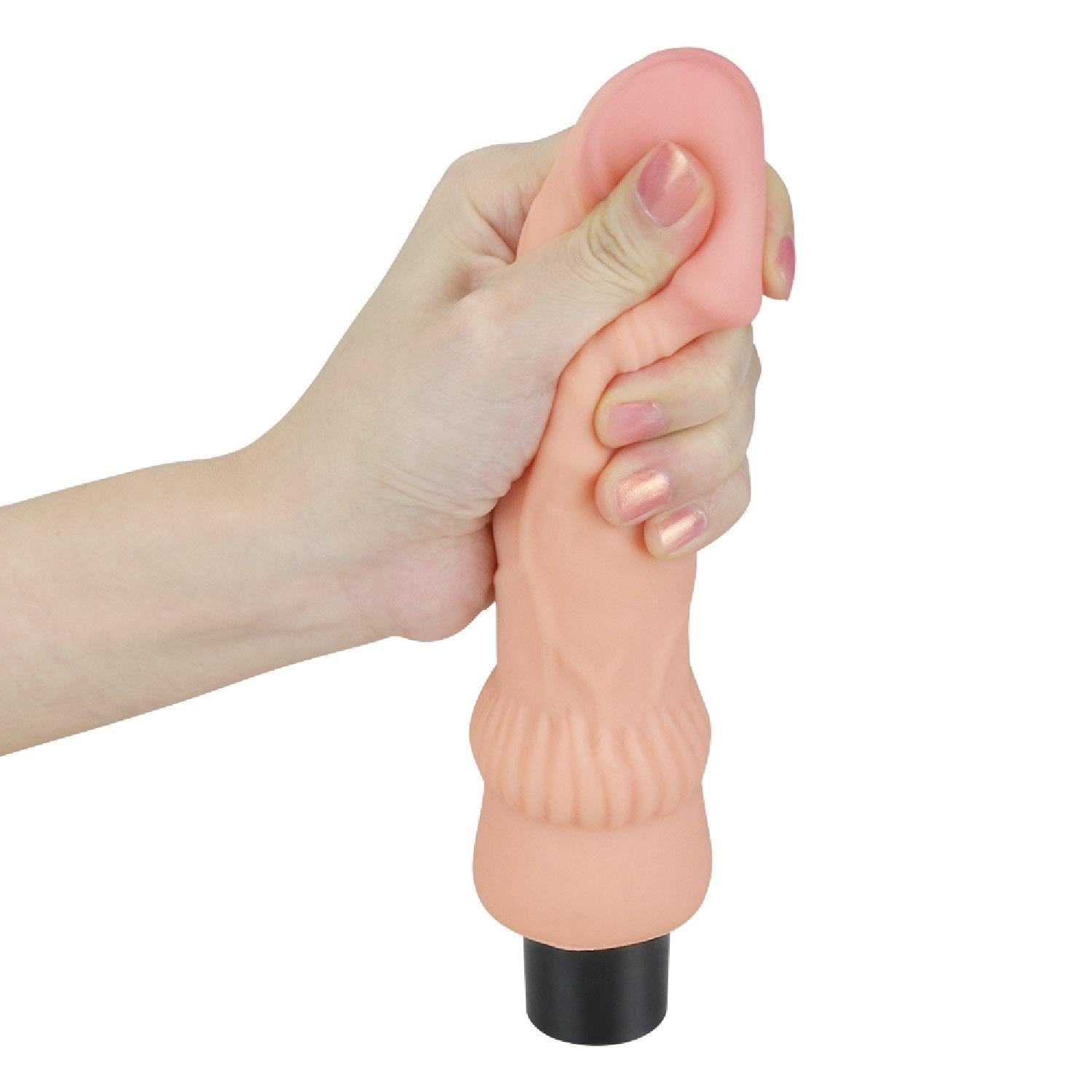 Vibrator realist moale Real Softee Lovetoy 19 cm
