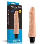 Vibrator realist Lovetoy Cyberskin, impermeabil, 20 cm