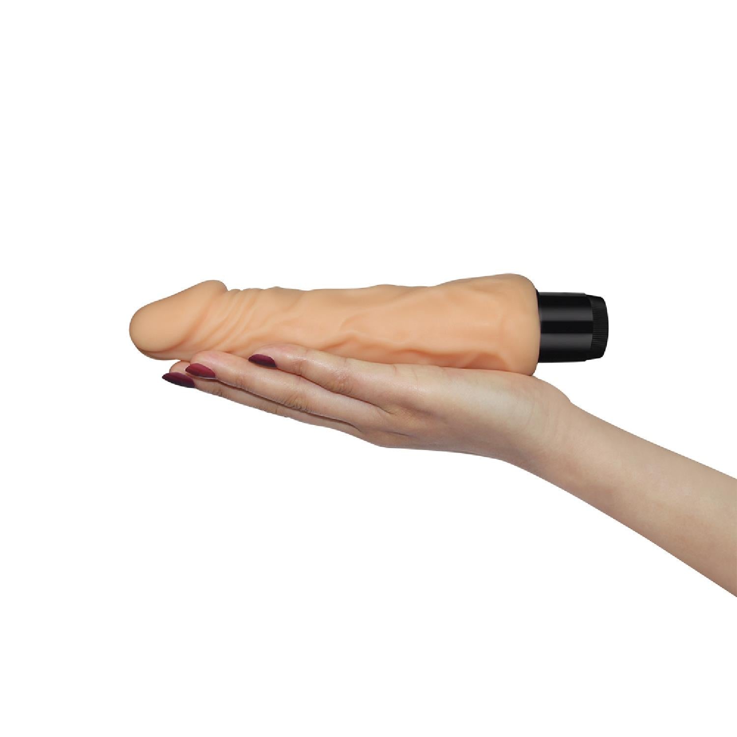 Vibrator realist Lovetoy Cyberskin, impermeabil, 20 cm