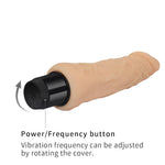 Vibrator realist Lovetoy Cyberskin, impermeabil, 20 cm