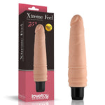 Vibrator realist Lovetoy Cyberskin, impermeabil, 20 cm