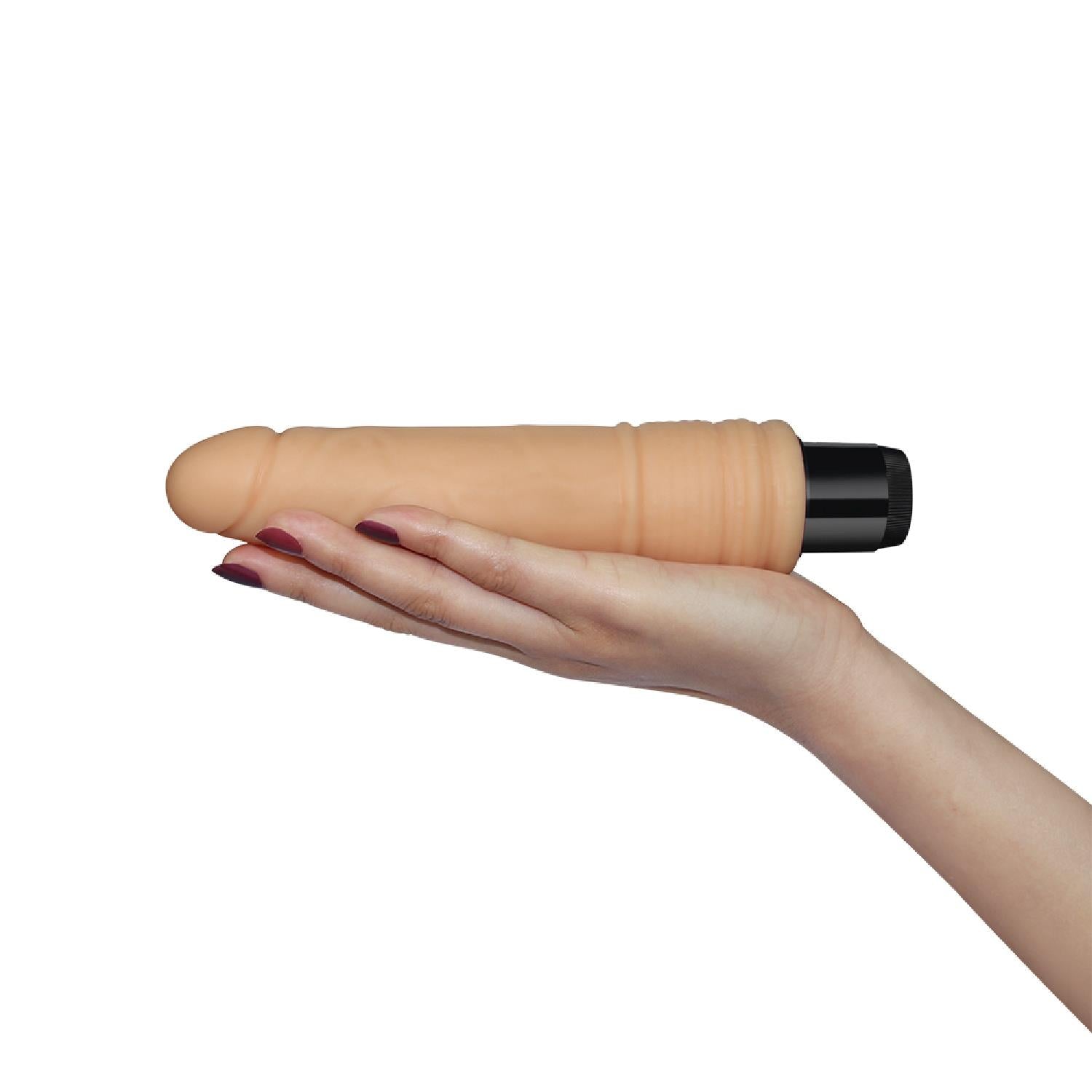 Vibrator realist Lovetoy Cyberskin, impermeabil, 20 cm