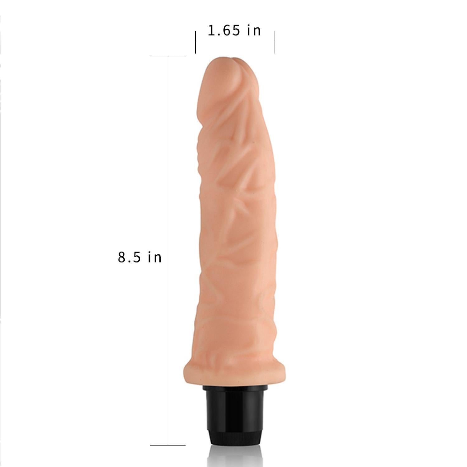 Vibrator realist Lovetoy Cyberskin de 19 cm