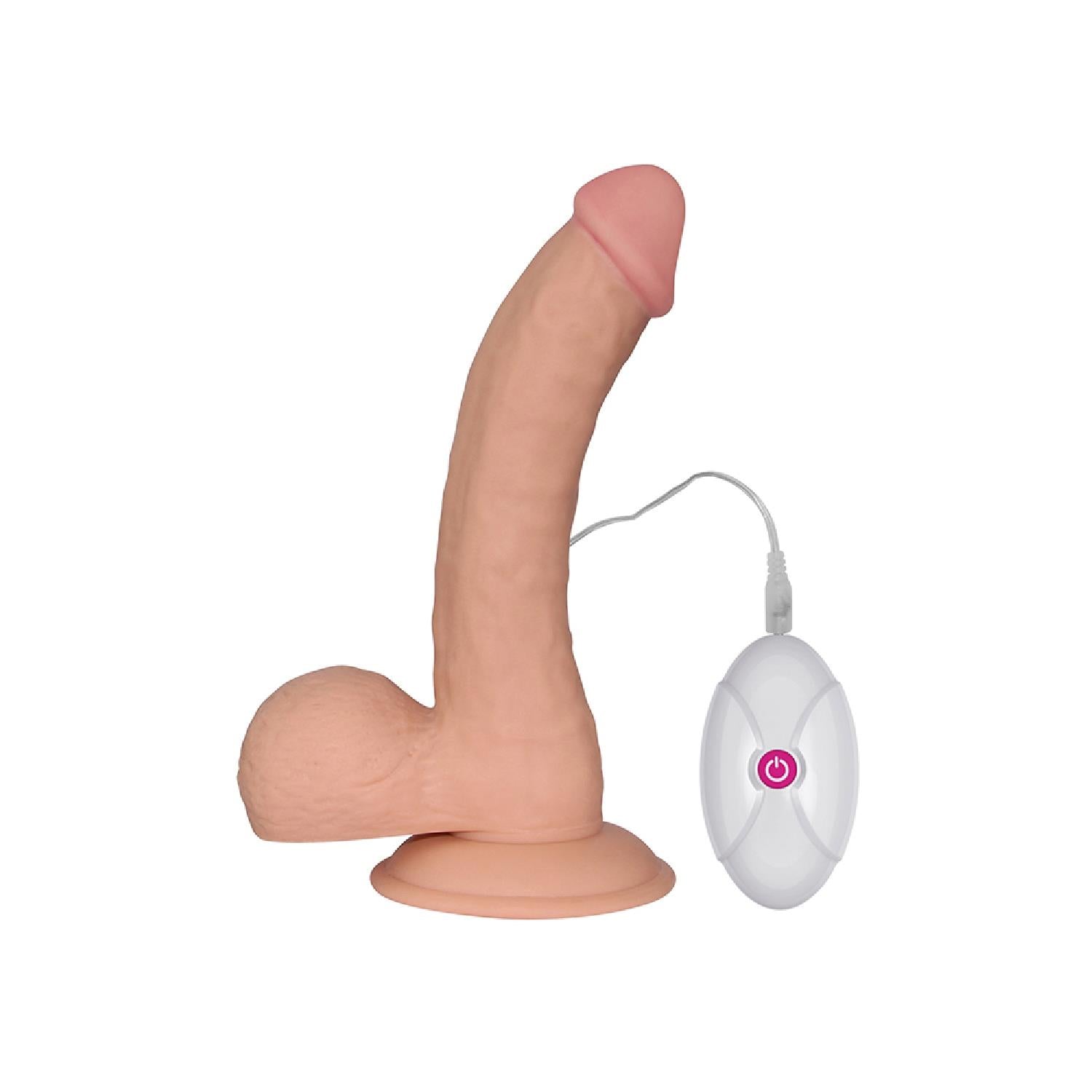 Vibrator realist Ultra Soft Dude Lovetoy 20 cm