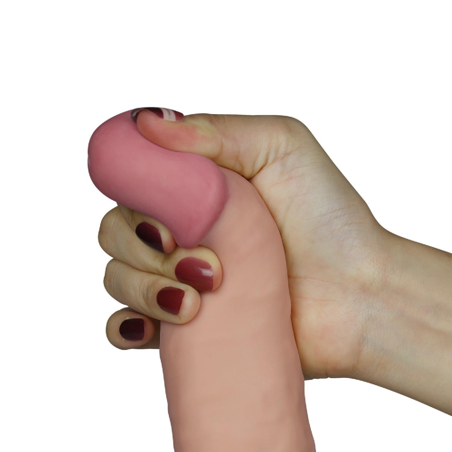 Vibrator realist Ultra Soft Dude Lovetoy 20 cm