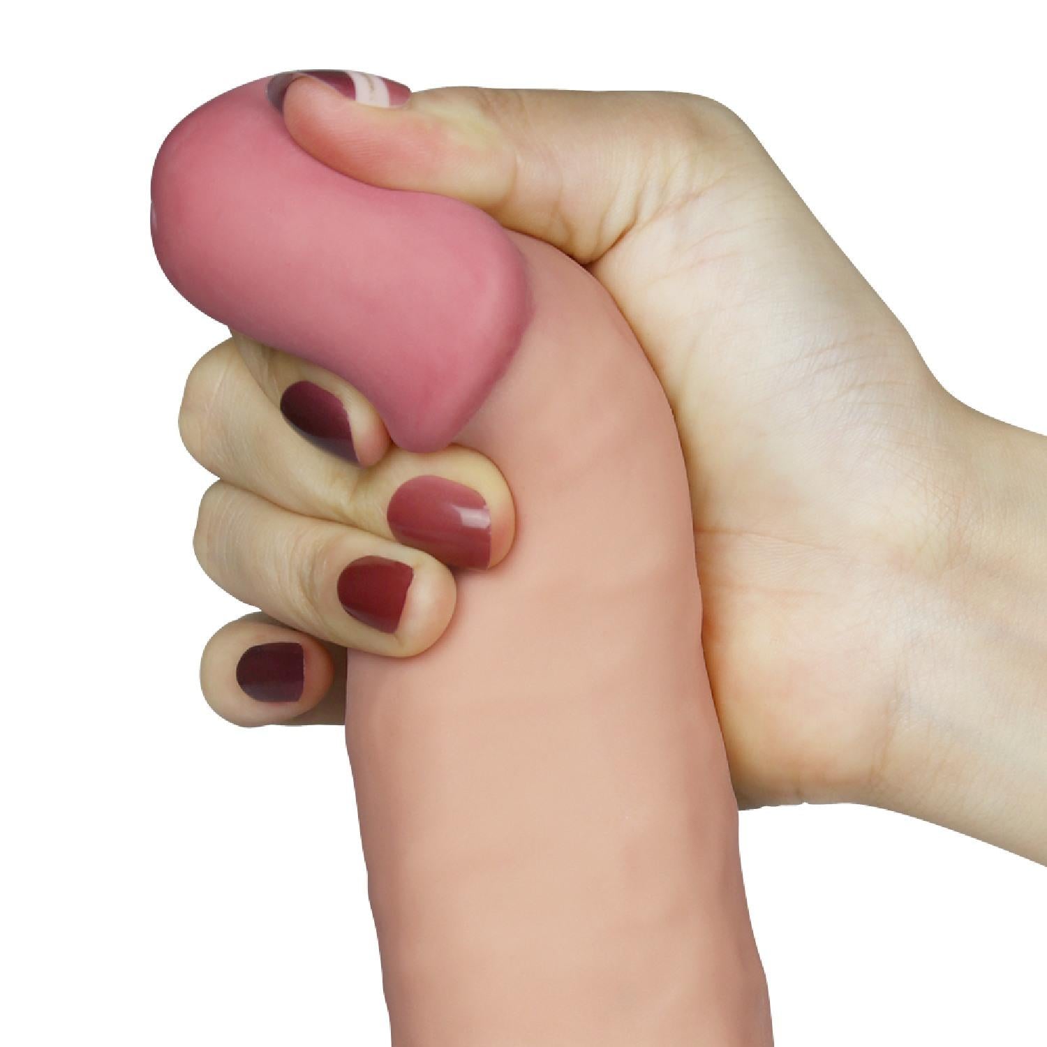 Vibrator realist Ultra Soft Dude Lovetoy 20 cm