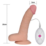 Vibrator realist ultra moale Lovetoy de 20 cm