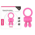 Power Clit Silicon Cockring Pink