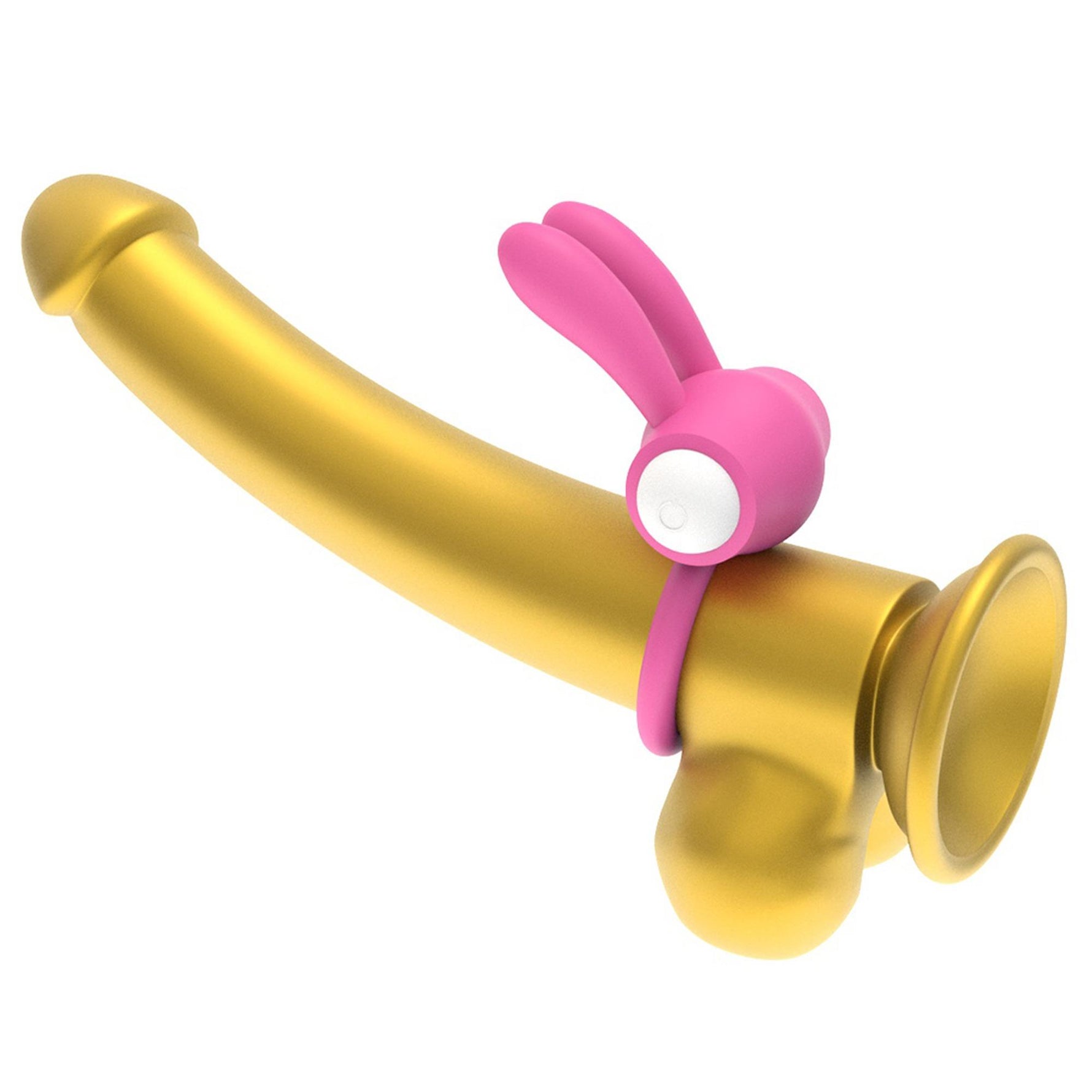 Power Clit Silicon Cockring Pink