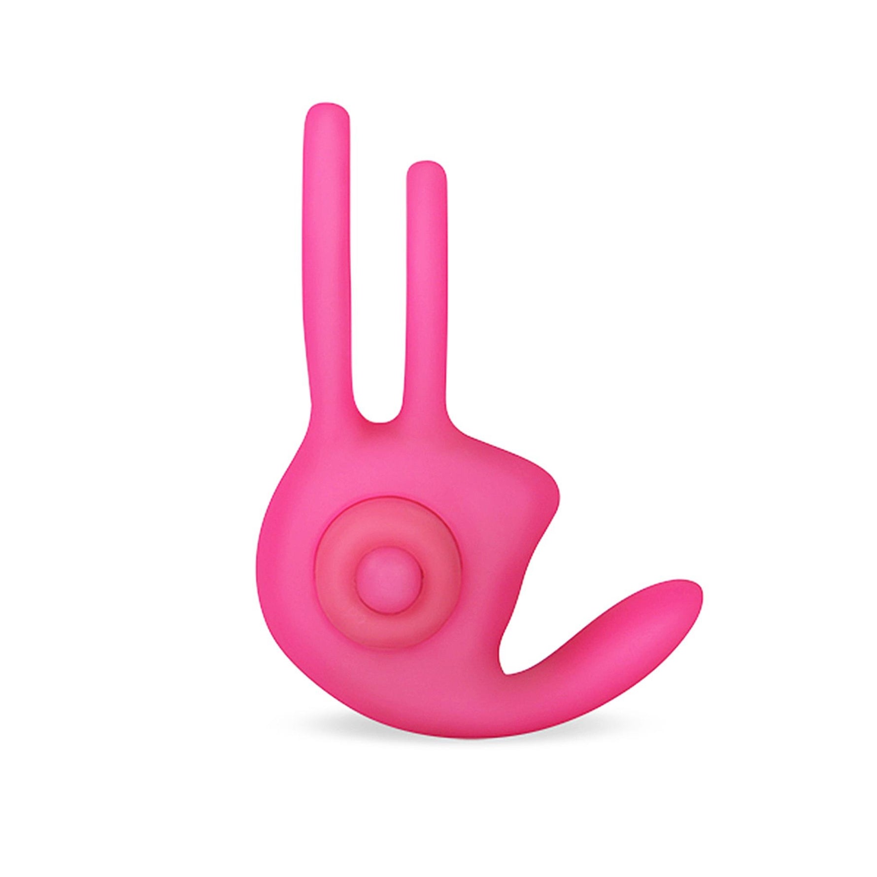 Inel vibrator Lovetoy din silicon roz, 10 viteze