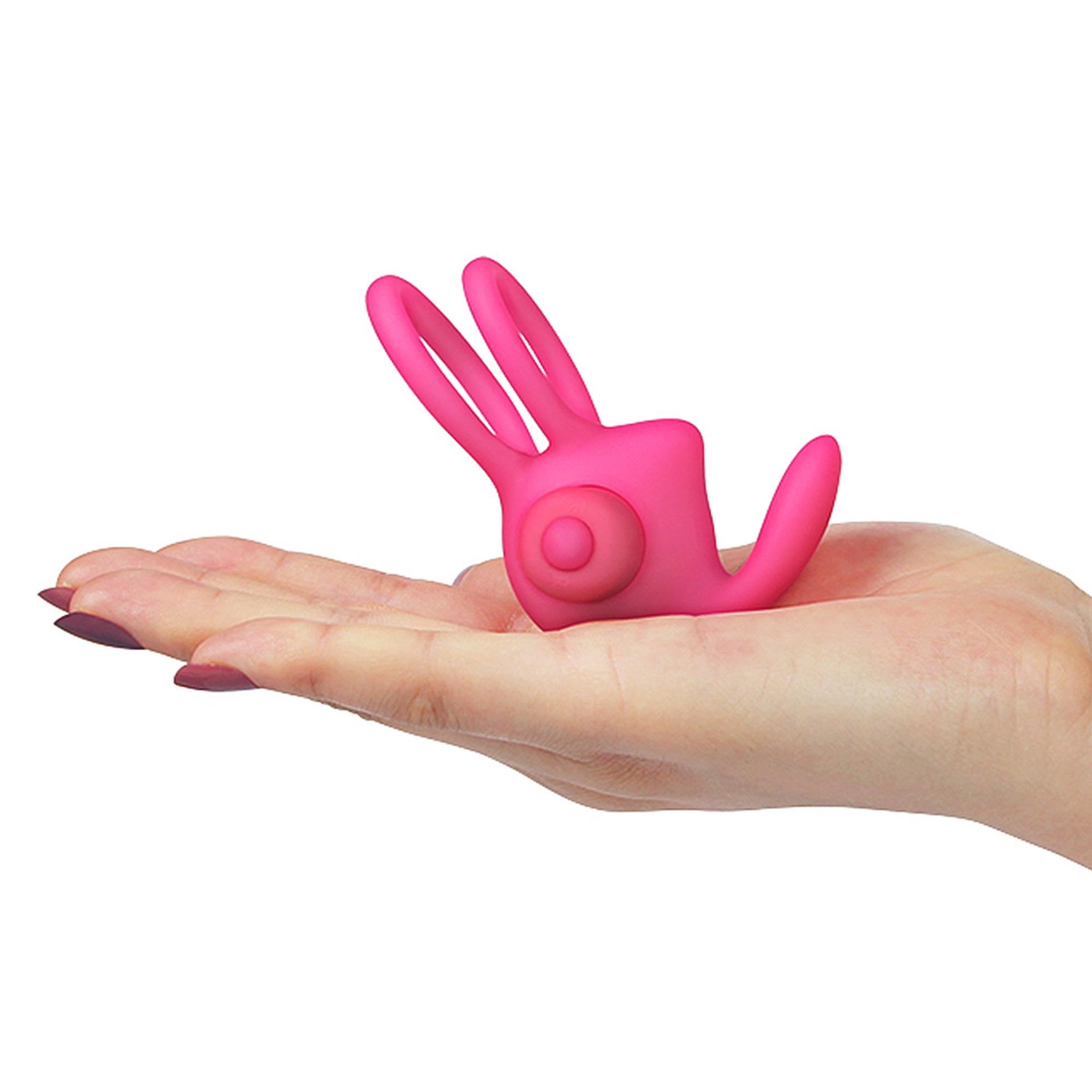 Inel vibrator Lovetoy din silicon roz, 10 viteze