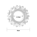 Inel pentru penis elastic transparent Lovetoy Power Plus