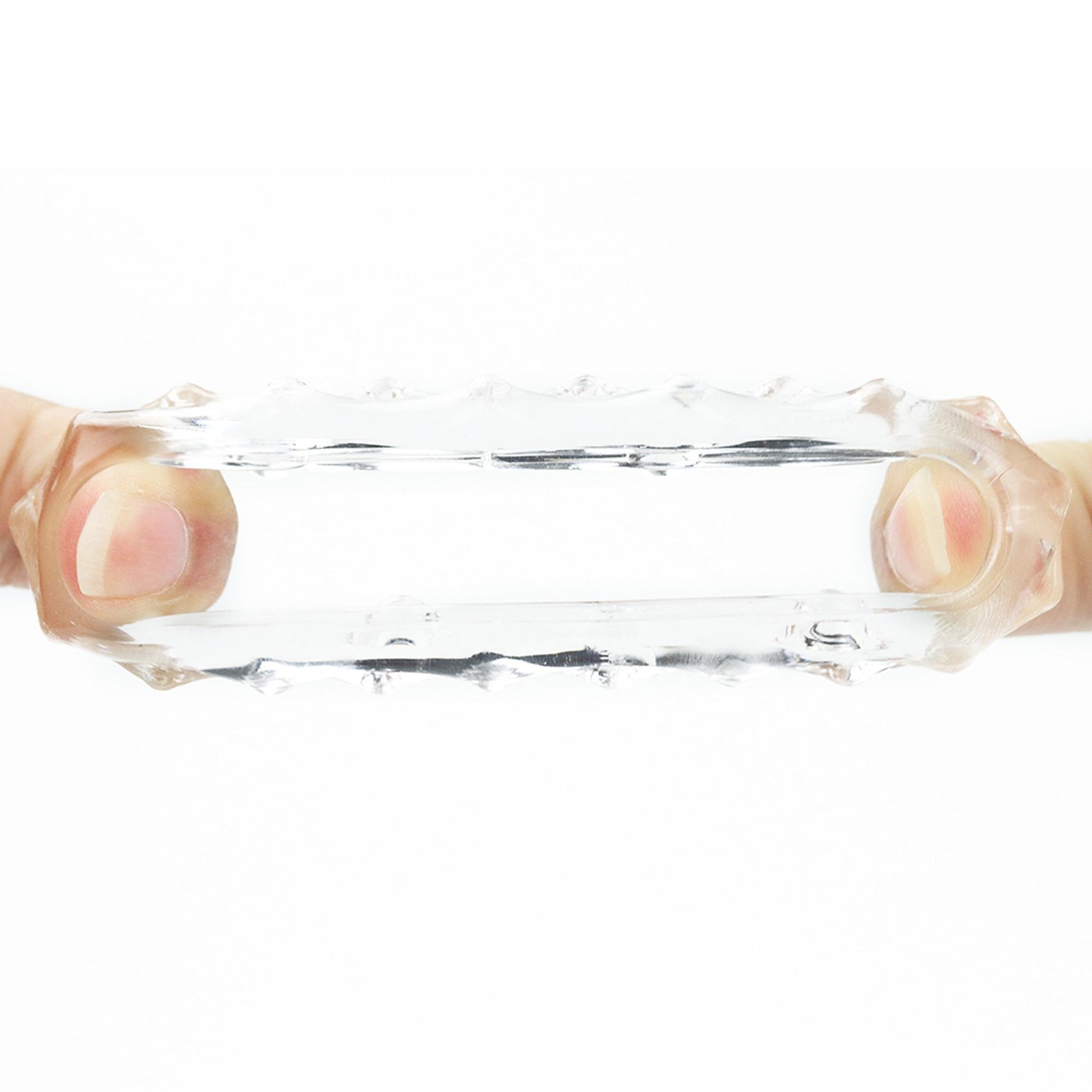 Inel pentru penis elastic transparent Lovetoy Power Plus