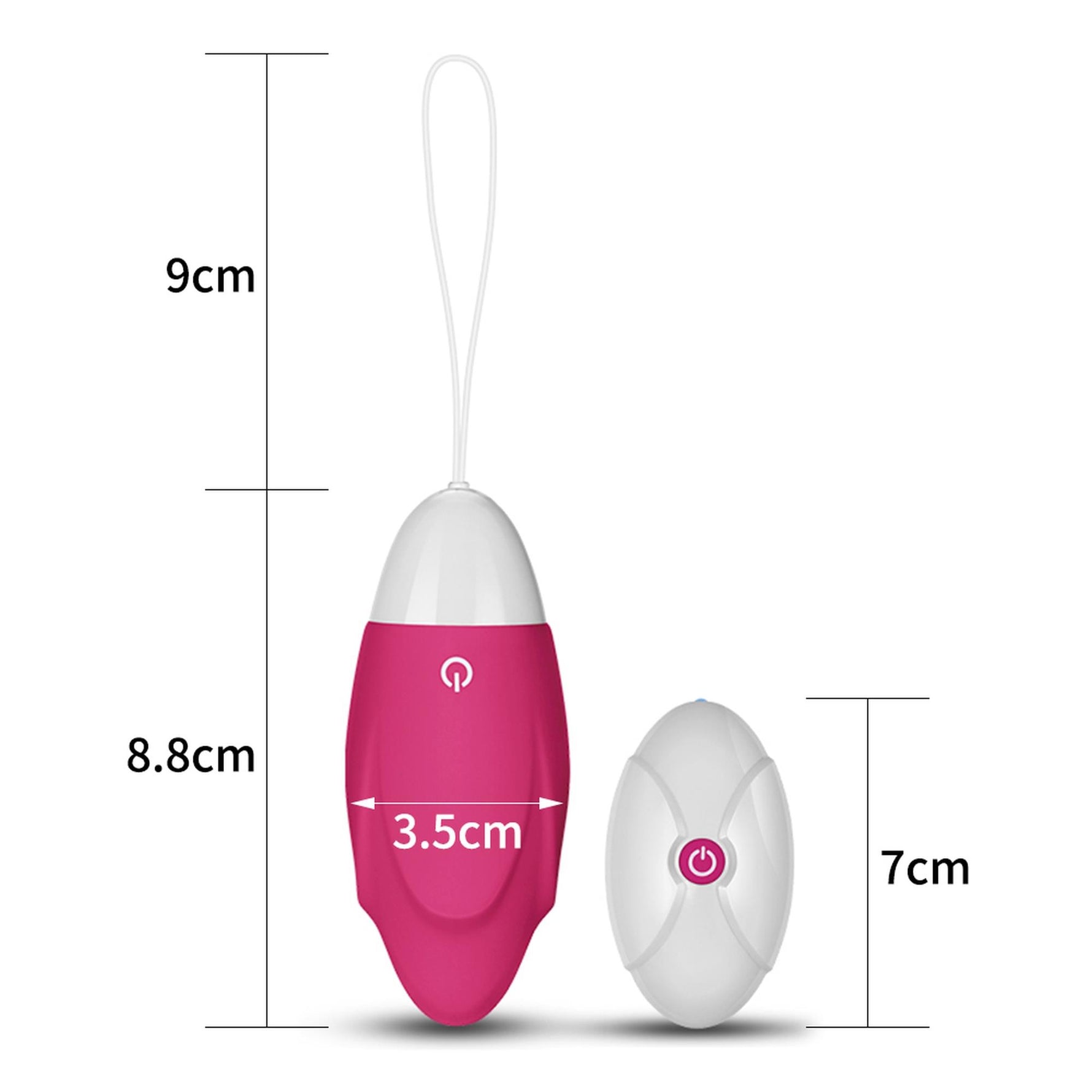 iJoy Ou Vibrator cu Telecomandă Wireless Lovetoy Reîncărcabil 9cm