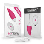 Ou vibrant cu telecomandă wireless Lovetoy iJoy, roz