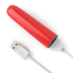 Vibrator mini IJOY, reîncărcabil prin USB, impermeabil, cu 10 funcții, 8 cm