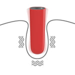 Vibrator mini IJOY, reîncărcabil prin USB, impermeabil, cu 10 funcții, 8 cm