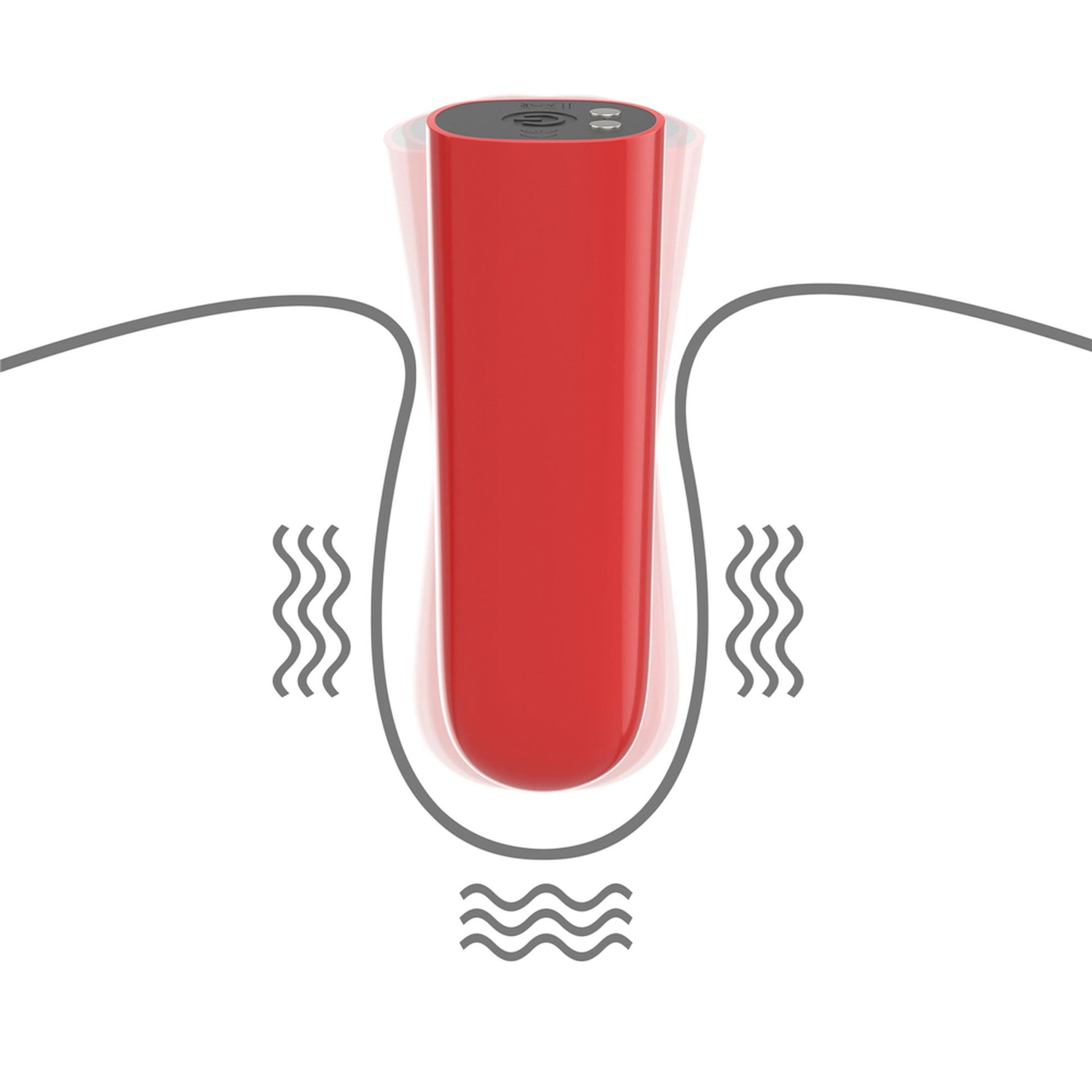 Vibrator mini IJOY, reîncărcabil prin USB, impermeabil, cu 10 funcții, 8 cm