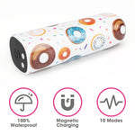 Vibrator mini reîncărcabil impermeabil Donut Lovetoy 8 cm