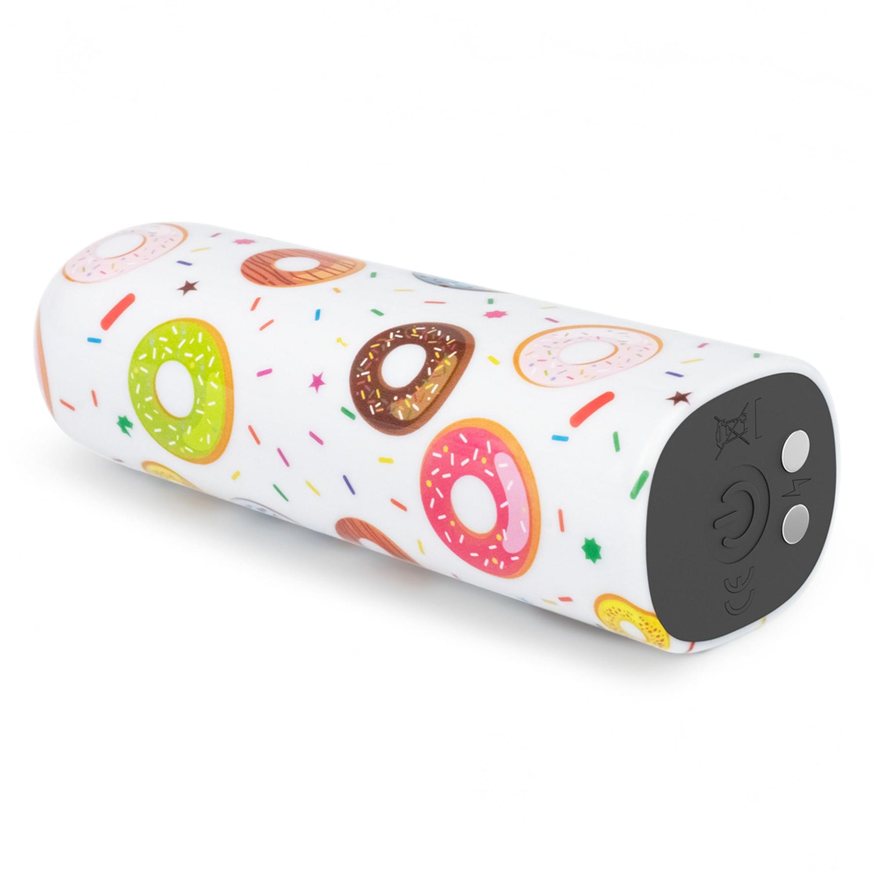 Vibrator mini reîncărcabil impermeabil Donut Lovetoy 8 cm