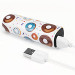 Vibrator mini reîncărcabil impermeabil Donut Lovetoy 8 cm