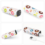 Vibrator mini reîncărcabil impermeabil Donut Lovetoy 8 cm