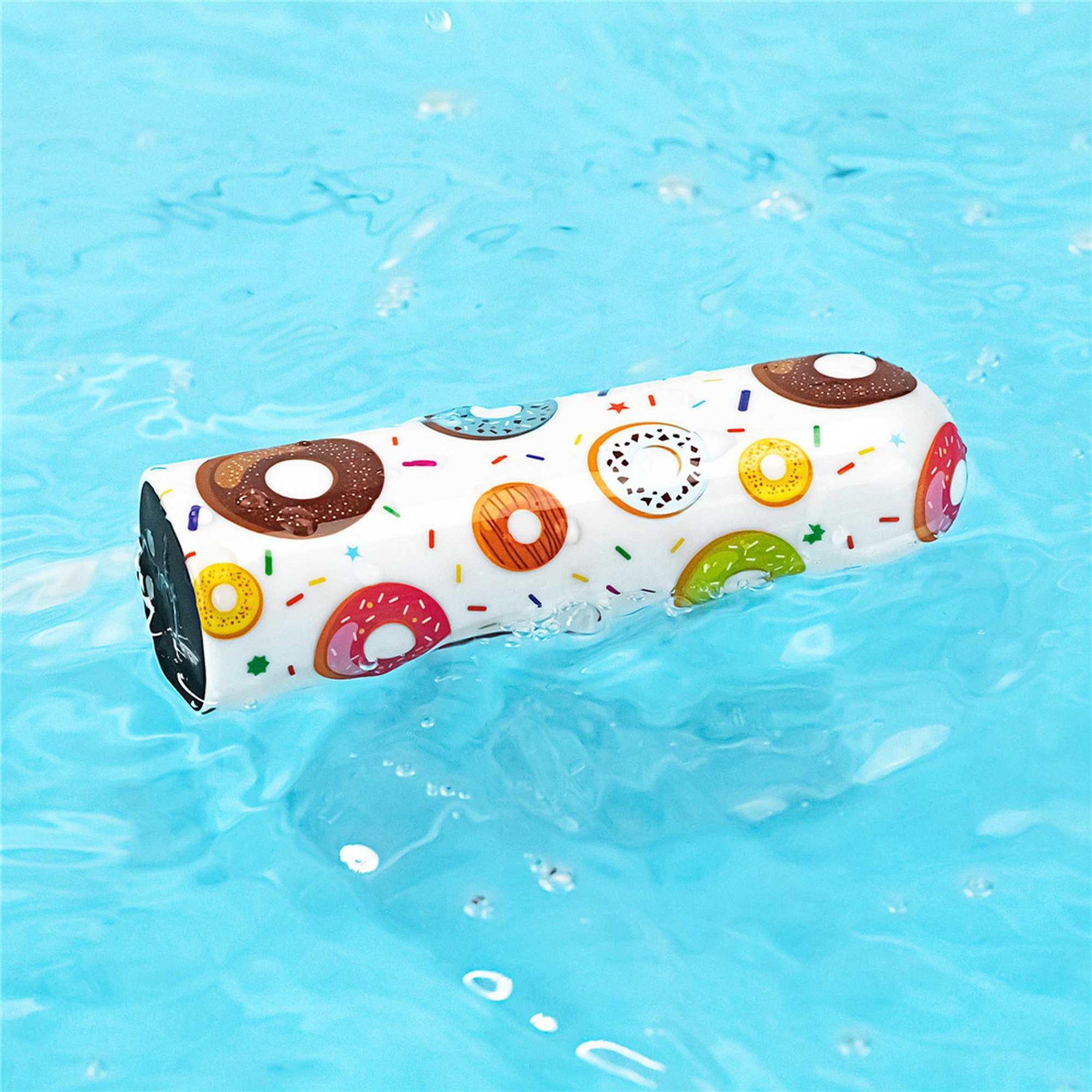 Vibrator mini reîncărcabil impermeabil Donut Lovetoy 8 cm