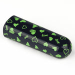 Vibrator Lovetoy Mini Inimă, Luminos în Întuneric, Reîncărcabil, Verde, 8cm